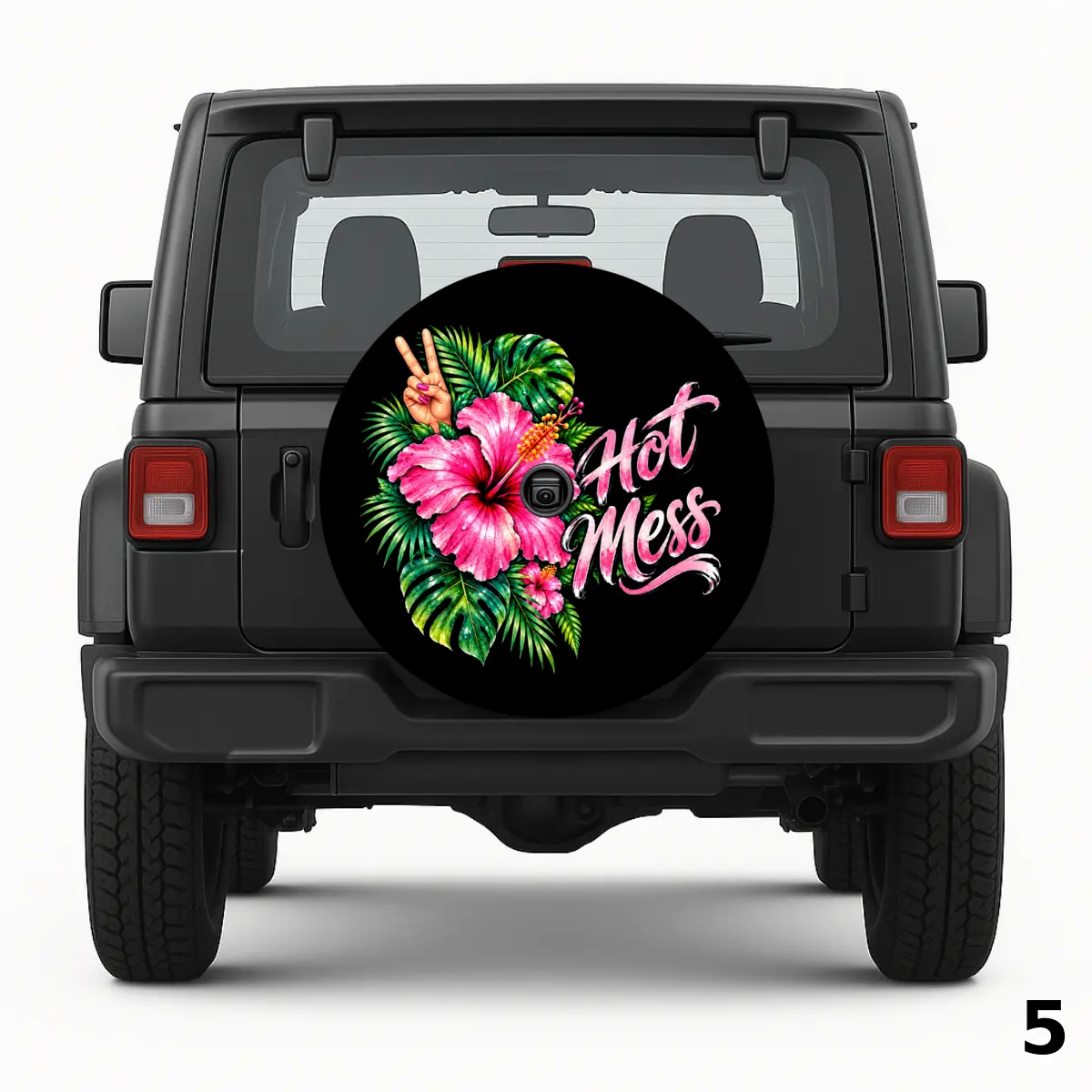 Hot Mess Spare Tire Cover