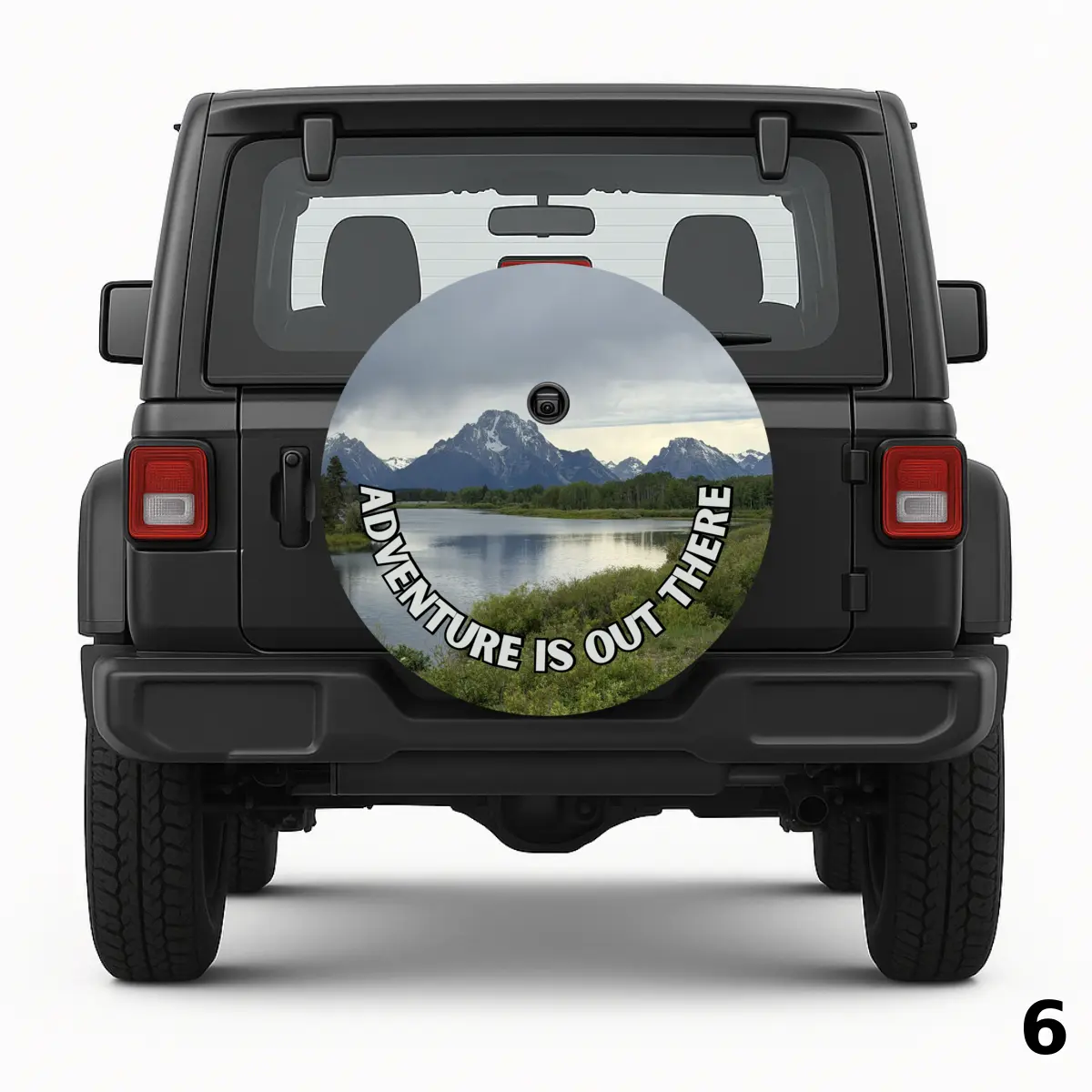 Grand Teton Mountains Spare Tire Cover