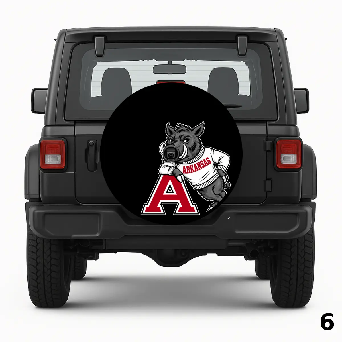 Arkansas Razorback Design Spare Tire Cover