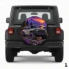 =Avalanche Gray with Purple Accessories Spare Tire Cover