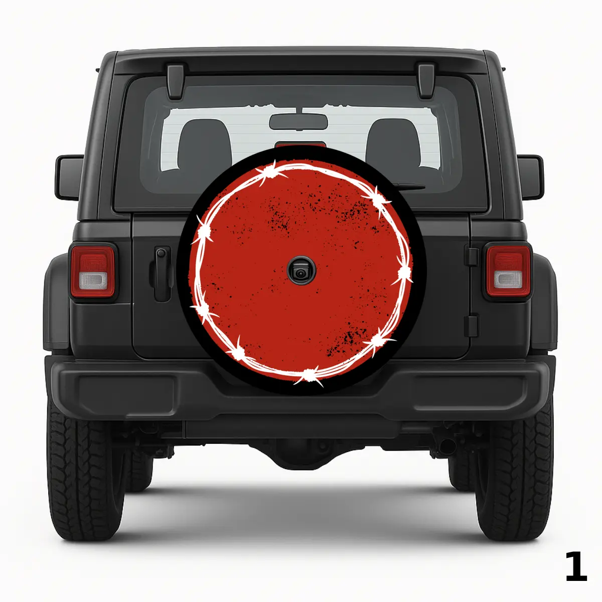 =Barbwire Helo Spare Tire Cover