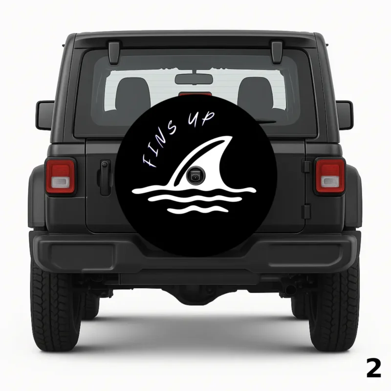 =Fins Up Spare Tire Cover