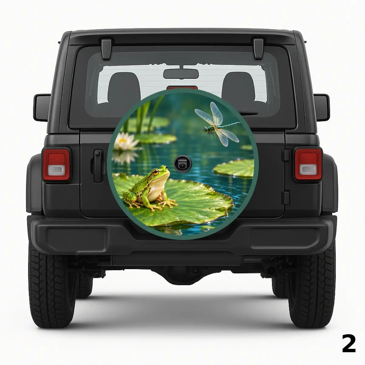 =Frog & A Dragonfly Spare Tire Cover
