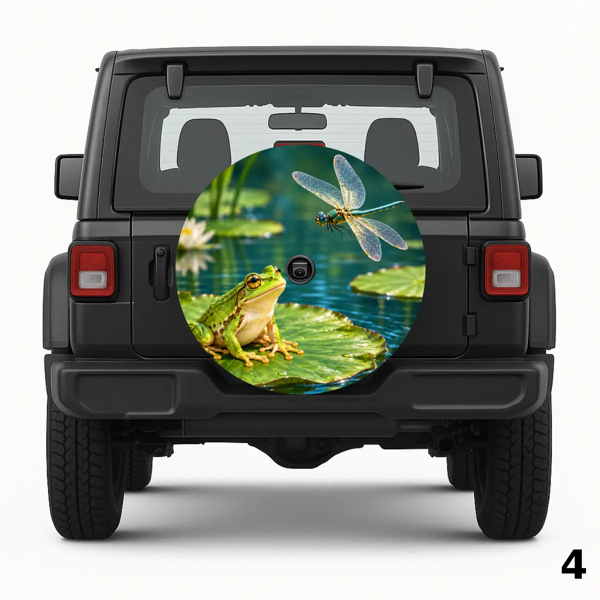=Frog & A Dragonfly Spare Tire Cover
