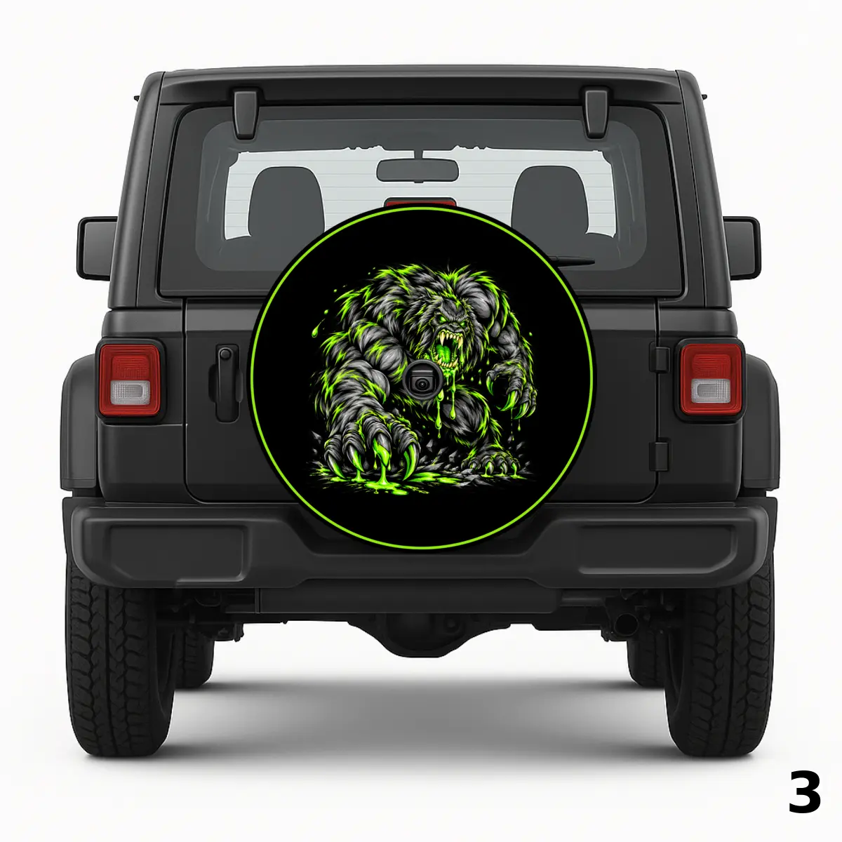 =Green Beast Spare Tire Cover