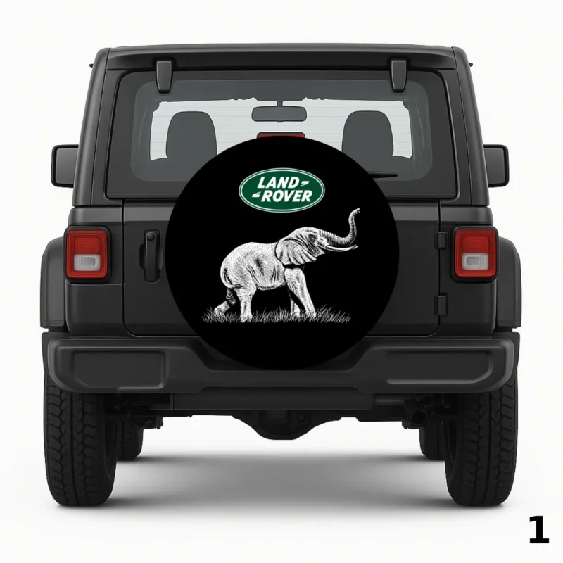 =Land Rover Elephant Spare Tire Cover