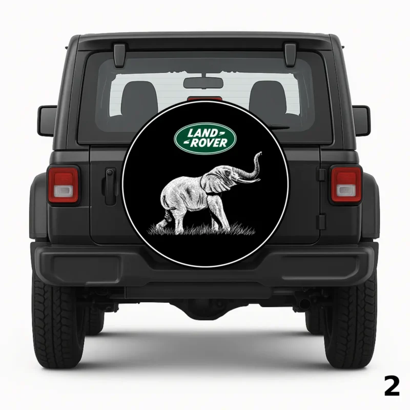 =Land Rover Elephant Spare Tire Cover