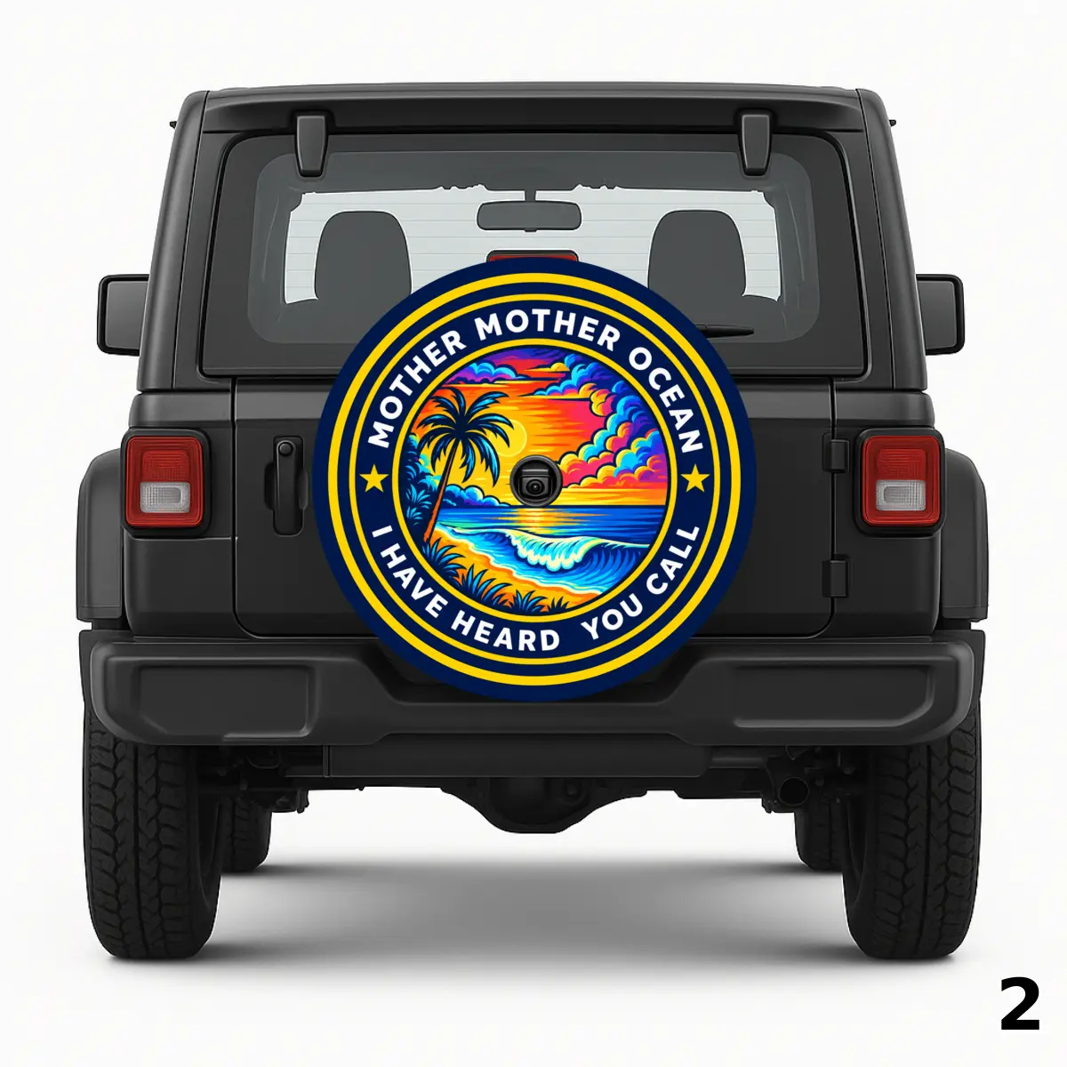 =Mother Ocean Call Spare Tire Cover
