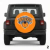 =New York Knicks On Black And Orange Background Spare Tire Cover