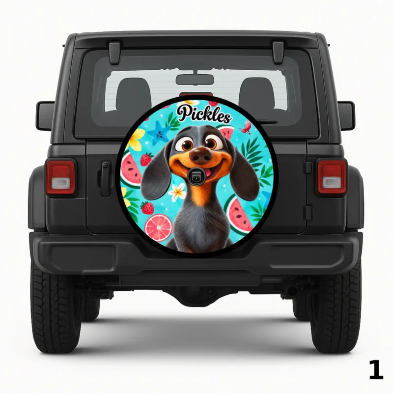 =Pickles Portrait Spare Tire Cover