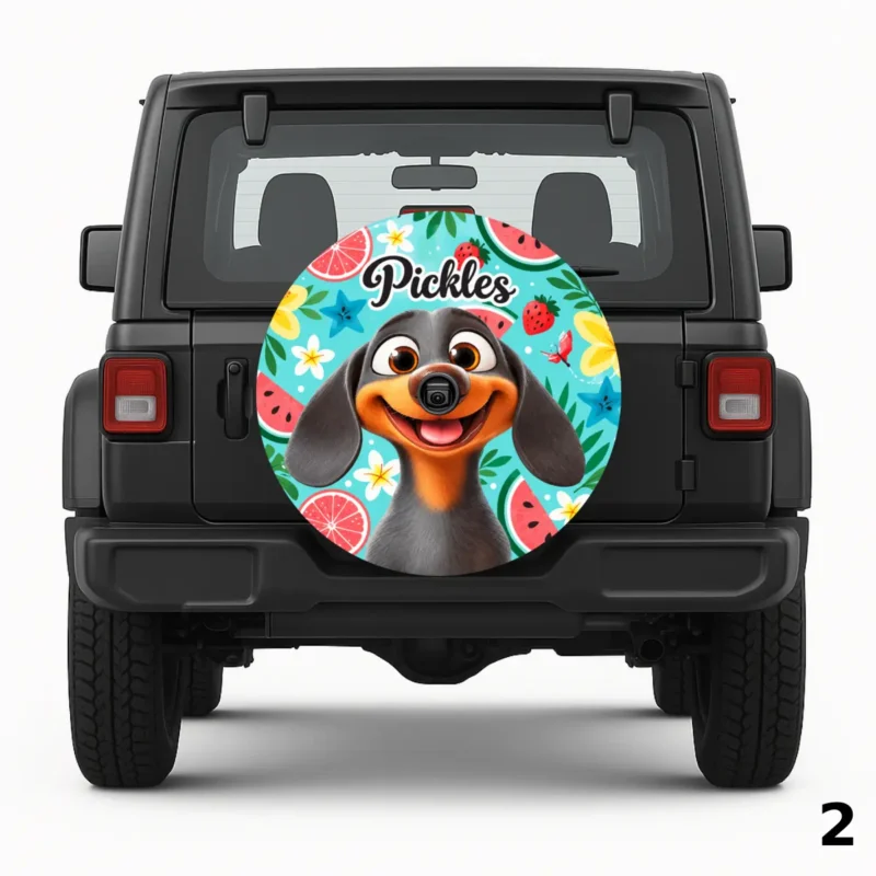 =Pickles Portrait Spare Tire Cover
