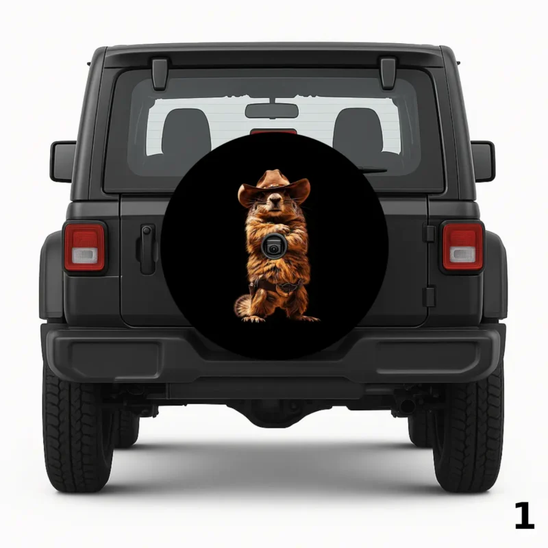 =Prarie Dog With A Hat Spare Tire Cover