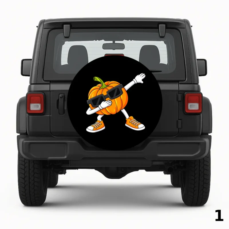 =Pumpkin Dab Spare Tire Cover