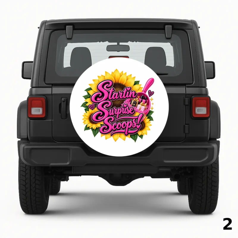 =Startin Surprise Scoops Spare Tire Cover