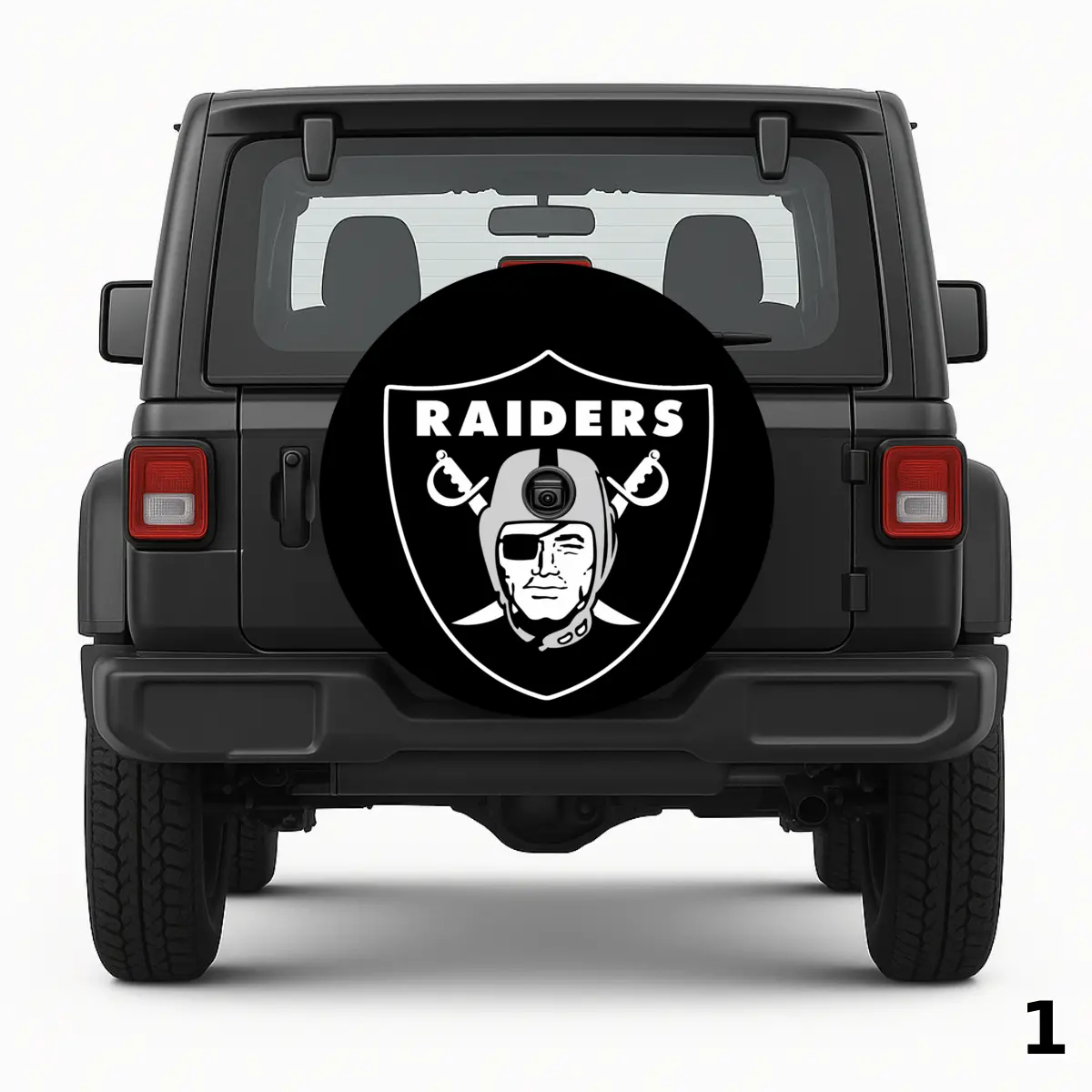 =The Raiders Logo Spare Tire Cover