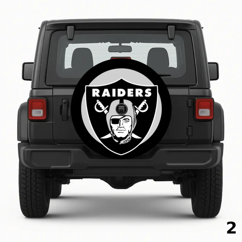=The Raiders Logo Spare Tire Cover