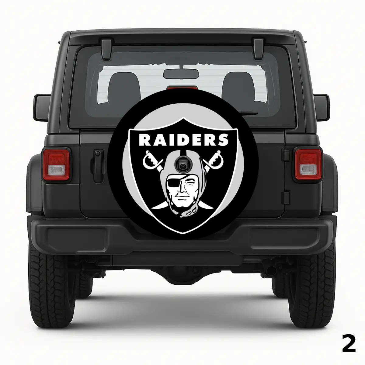 =The Raiders Logo Spare Tire Cover