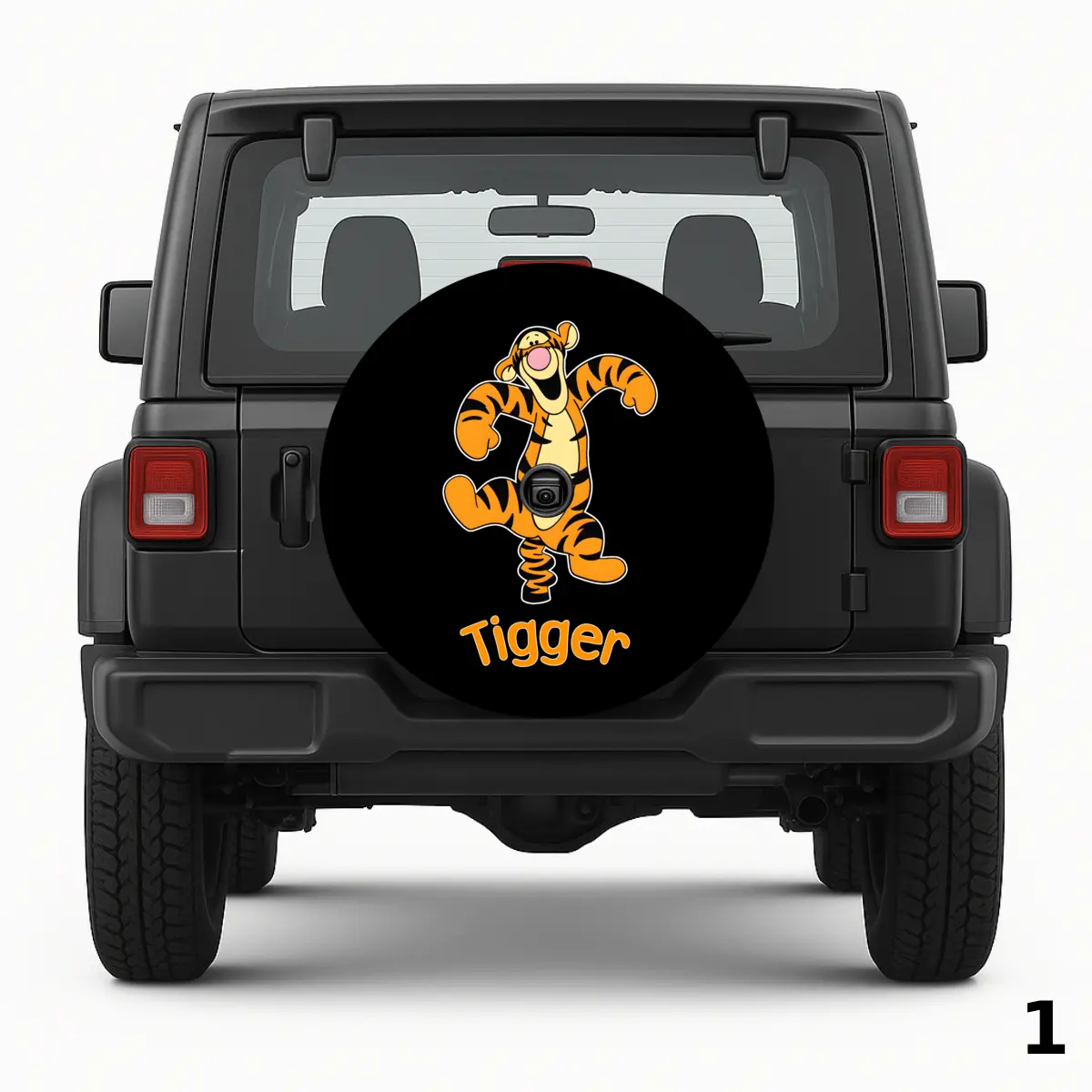 =Tigger Bouncing on His Tail Spare Tire Cover