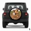=Two Boxer Dogs Spare Tire Cover