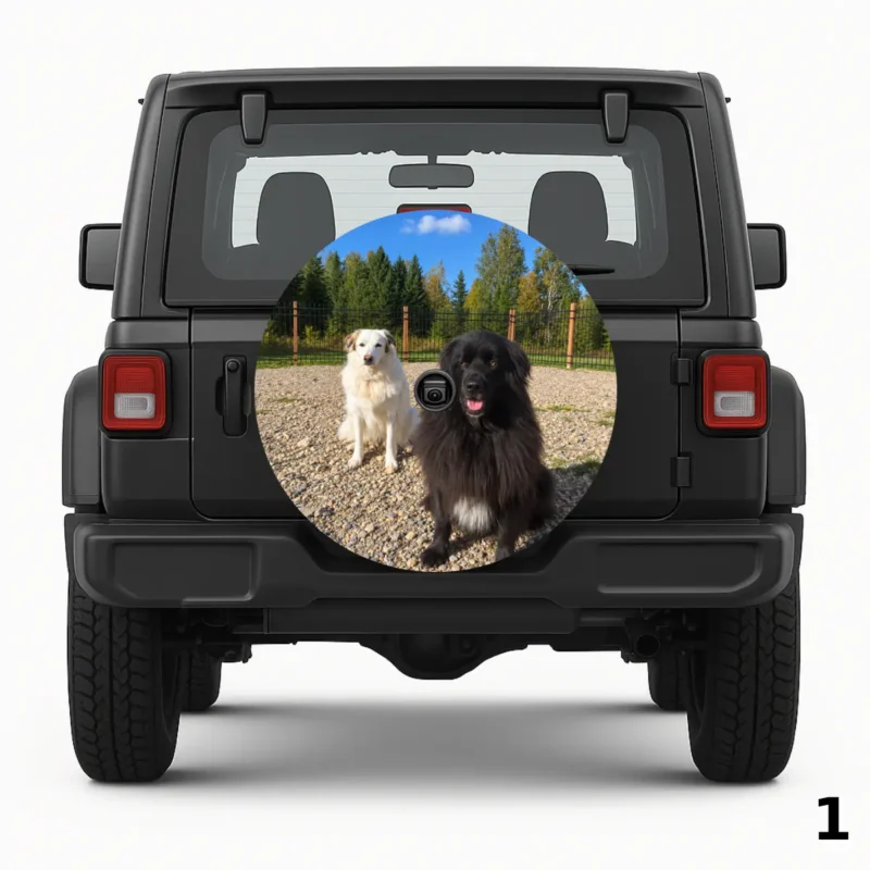 =Two Pets Design Spare Tire Cover