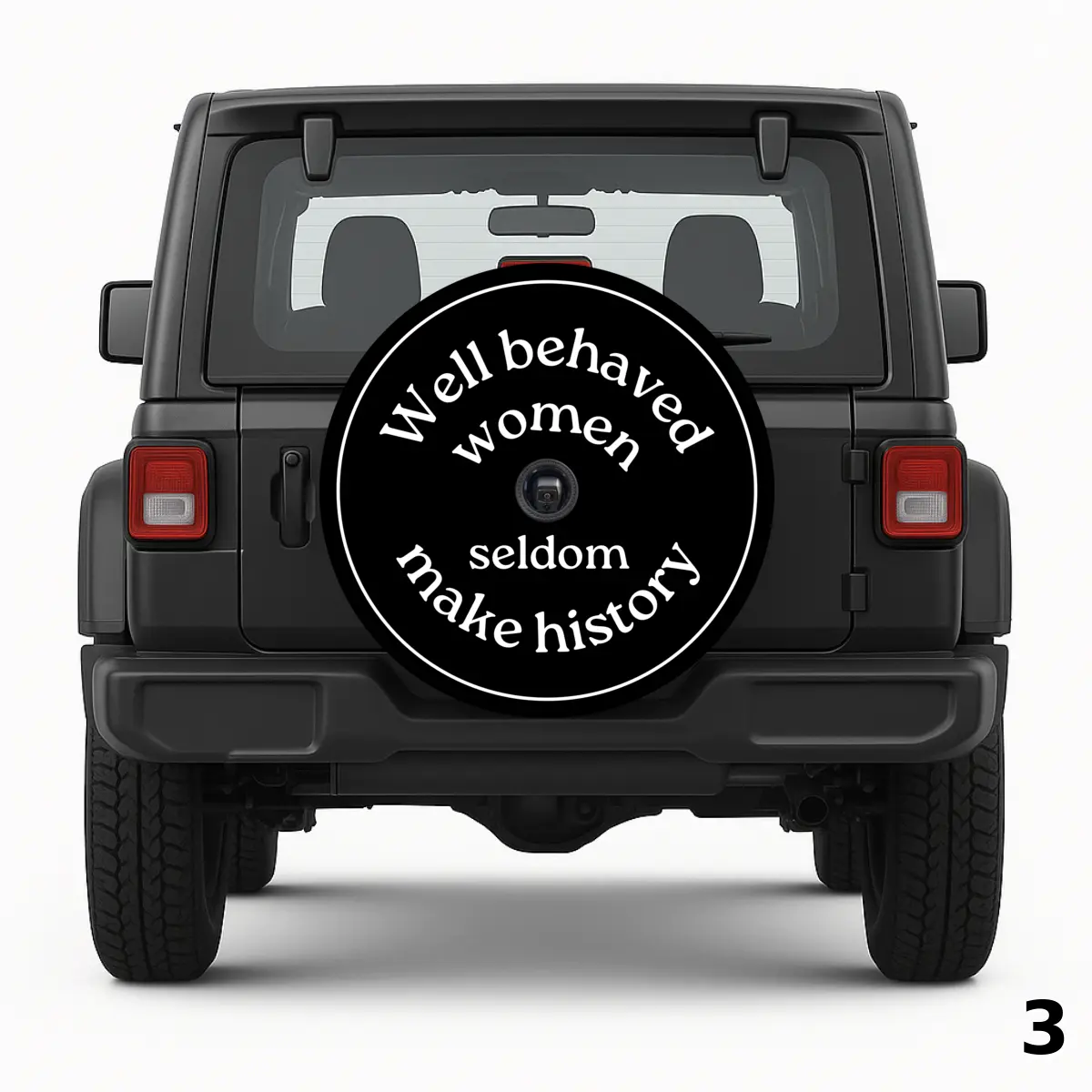 =Well Behaved Women Spare Tire Cover