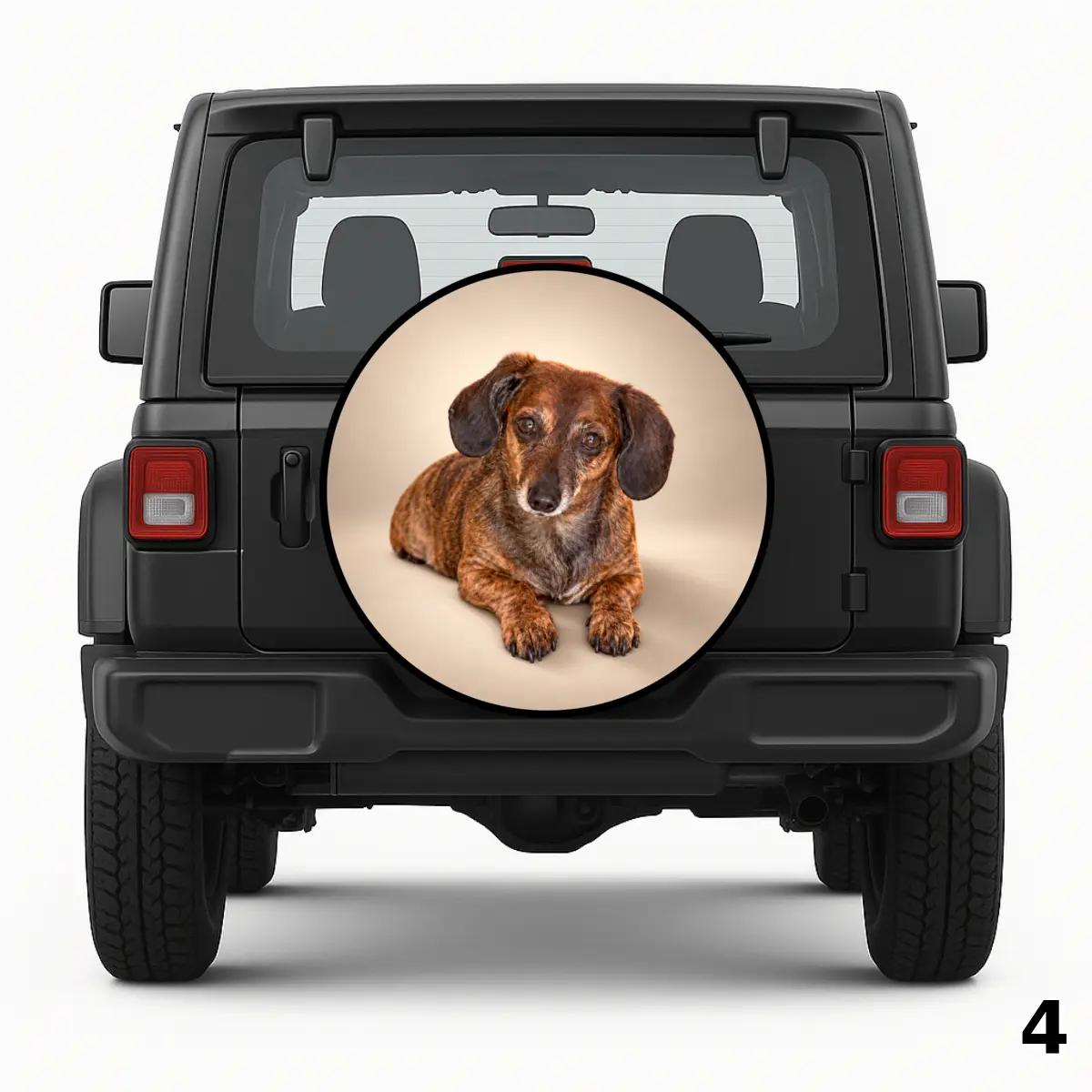 =Wiener Dog Design Spare Tire Cover