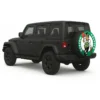 Boston Celtics Spare Tire Cover - side view on vehicle