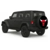 Chicago Bulls Spare Tire Cover - side view on vehicle