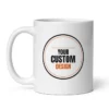 Custom coffee mug 11 oz, white glossy ceramic printed with your custom design