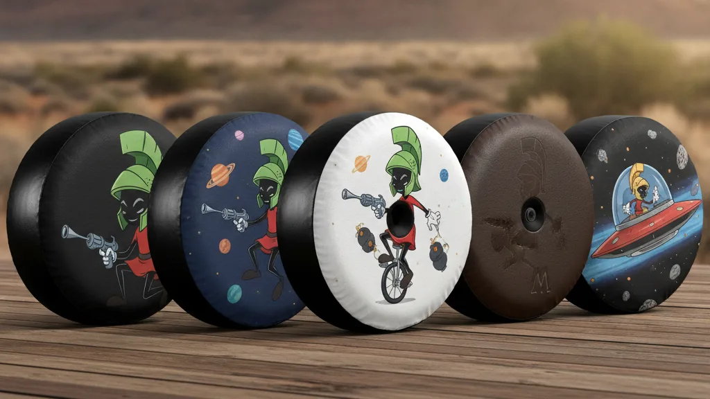 Marvin the Martian Spare Tire Cover: Designs, Materials & Sizing Guide