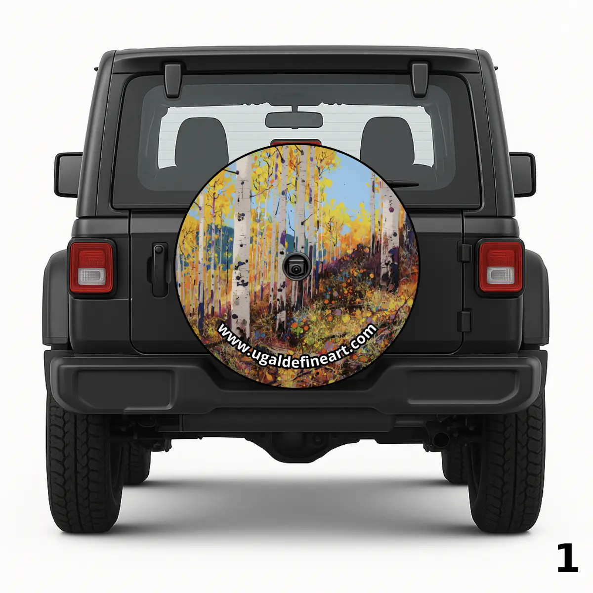 Aspen Trees Spare Tire Cover