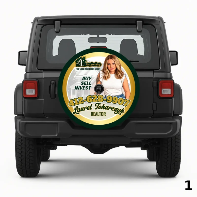 Laurel Tokarczyk Realtor Spare Tire Cover