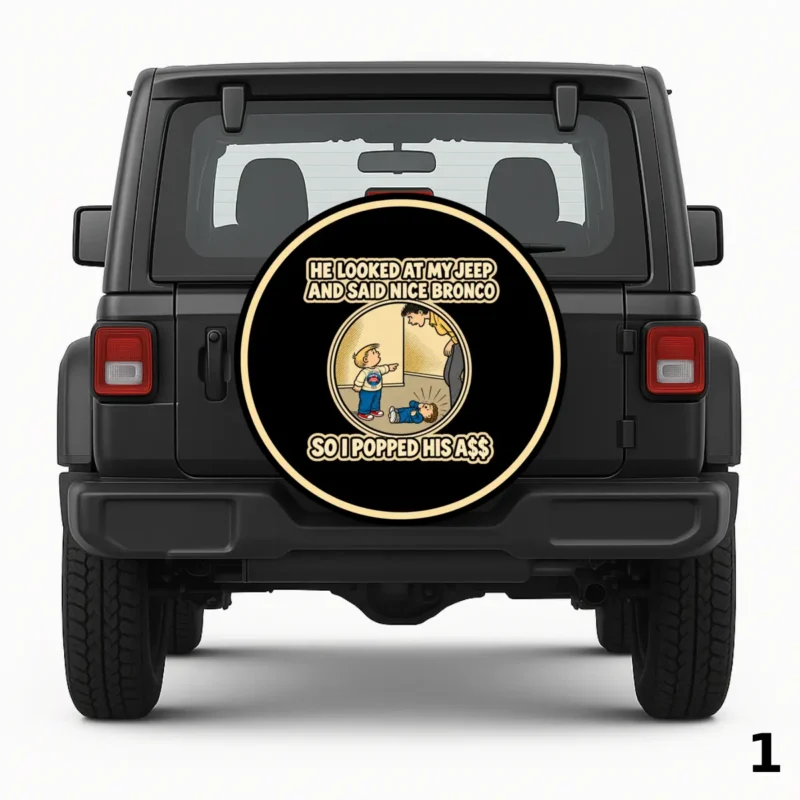 Jeep Not Bronco Spare Tire Cover