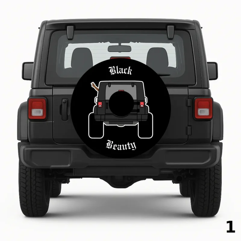 Black Beauty Spare Tire Cover