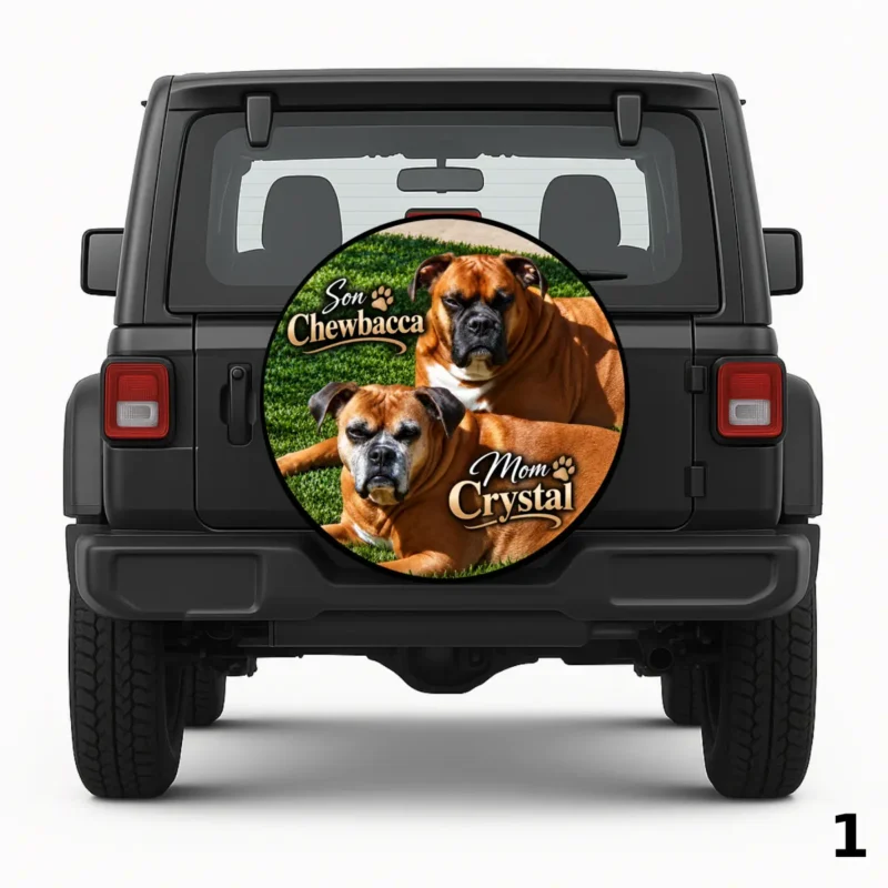 Two Boxers Spare Tire Cover