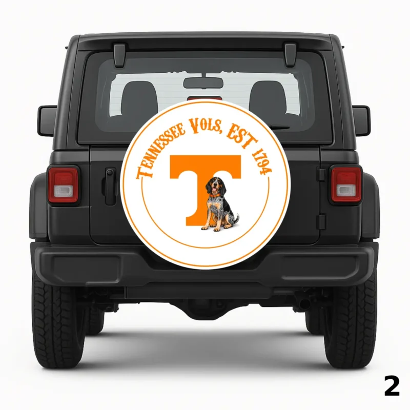 Tennessee Vols Design Spare Tire Cover