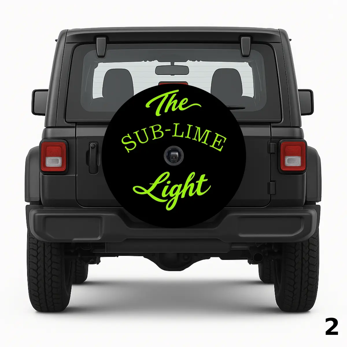 The Sub Lime Light Spare Tire Cover