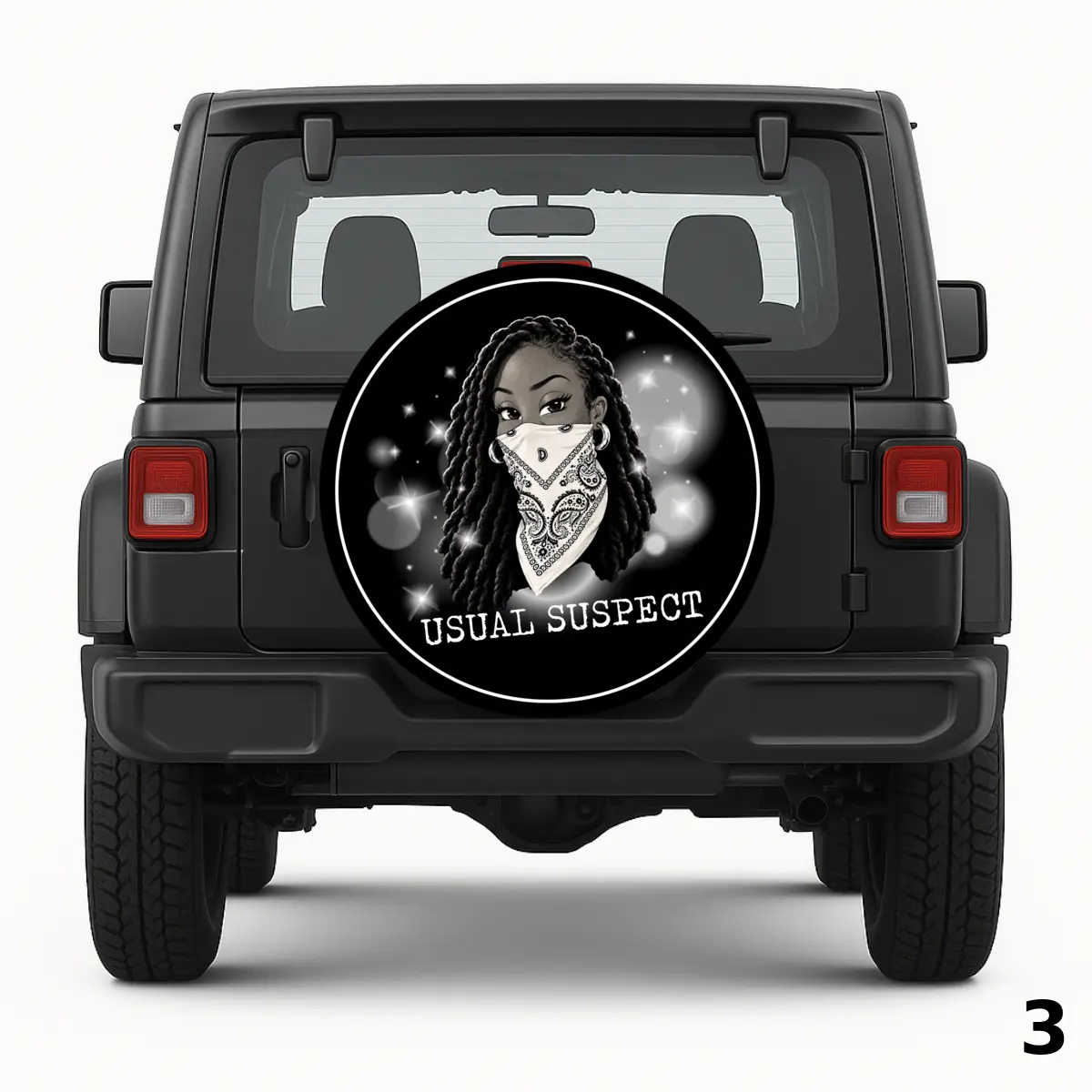 Bandana Girl Spare Tire Cover