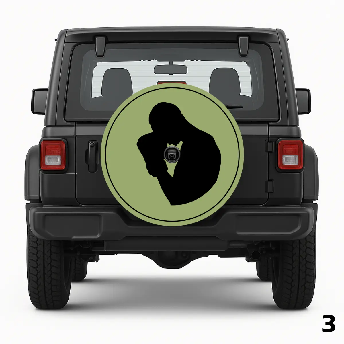 Boxing Emblem Spare Tire Cover