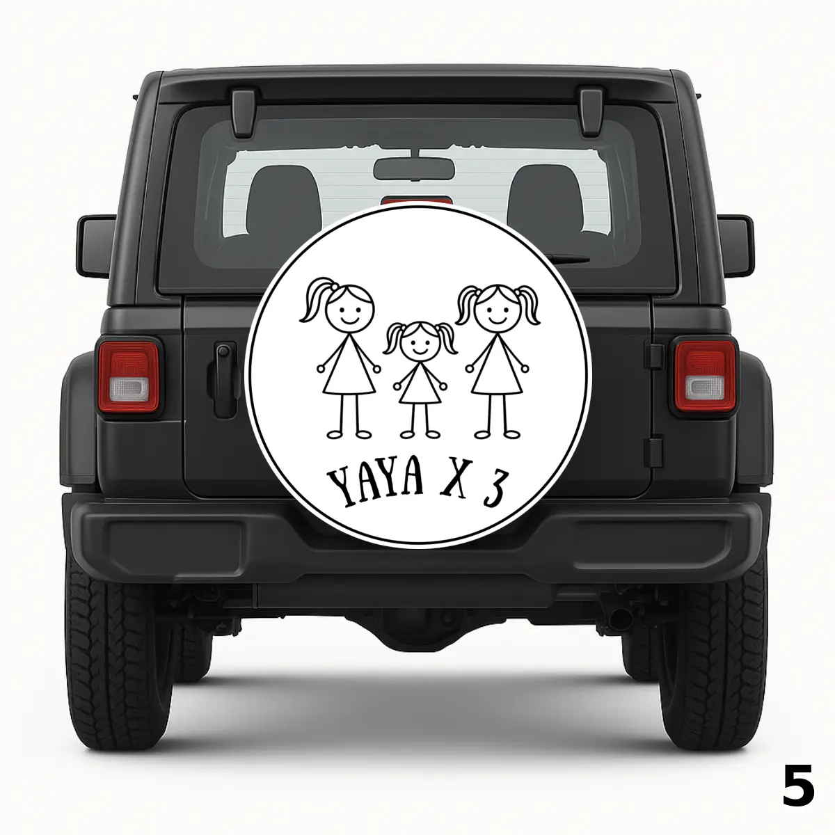 Three Little Girls Spare Tire Cover