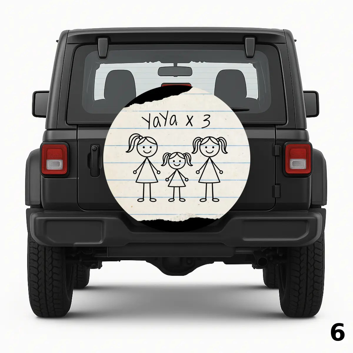 Three Little Girls Spare Tire Cover