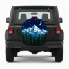 Mountain Spare Tire Cover Spare Tire Cover - front view on vehicle