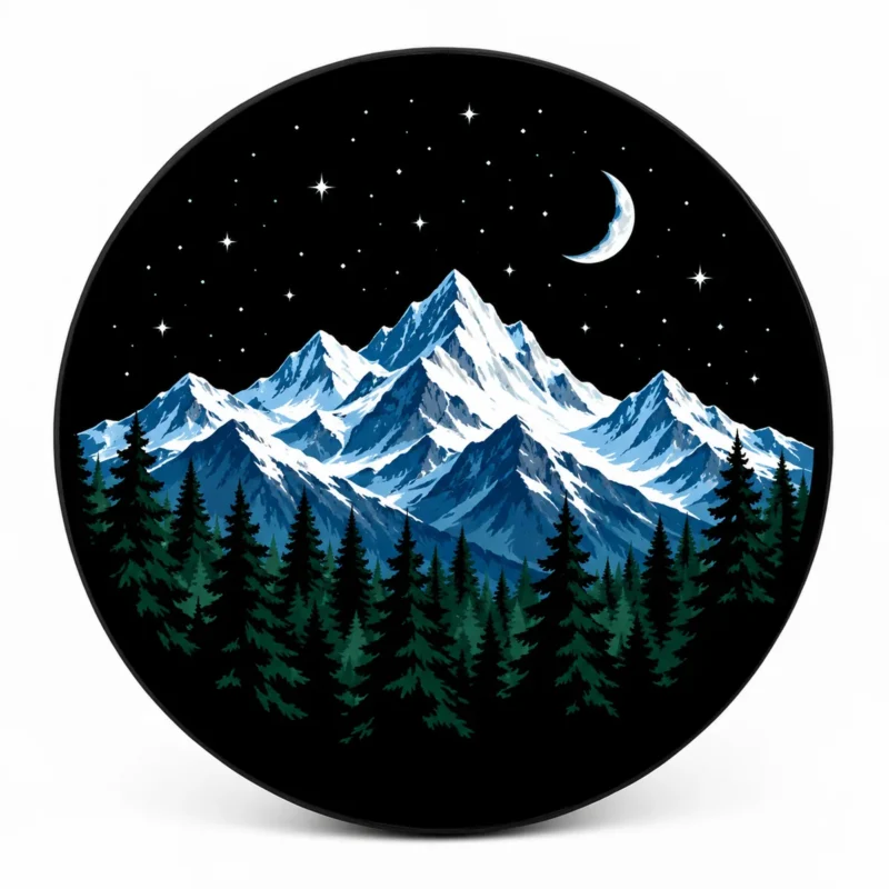 Mountain Spare Tire Cover