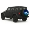 Mountain Spare Tire Cover Spare Tire Cover - side view on vehicle