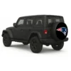 New England Patriots Spare Tire Cover - side view on vehicle