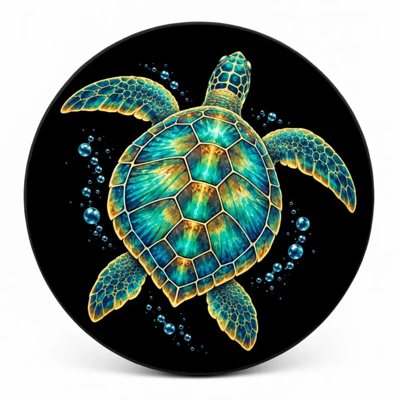 Sea Turtle Spare Tire Cover