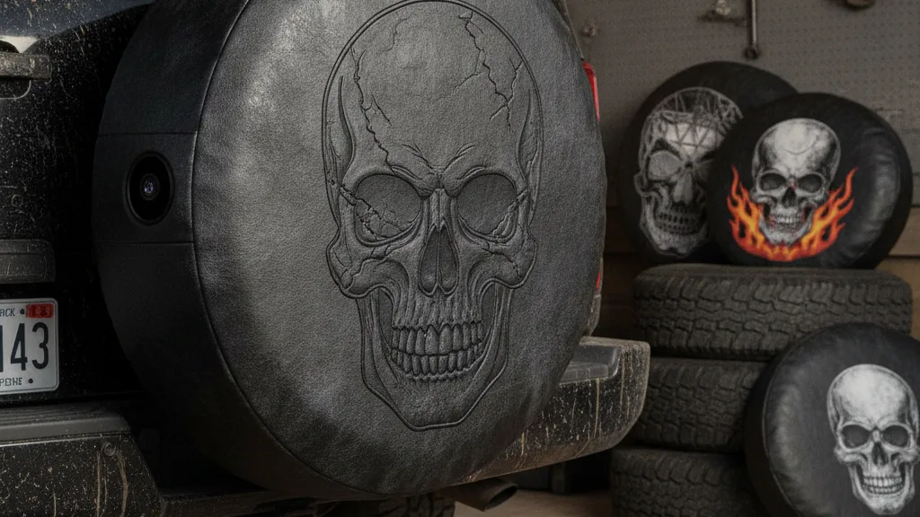 Skull Spare Tire Cover: Styles, Sizing & Custom Design Guide