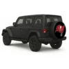 Tampa Bay Buccaneers Spare Tire Cover - side view on vehicle
